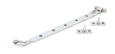 Polished Chrome Peardrop Stay