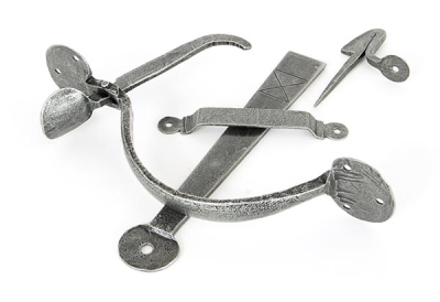 Pewter Patina Bean Thumblatch