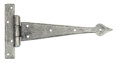 Pewter Patina Arrow Head T Hinge (pair)