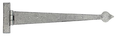 Pewter Patina Arrow Head T Hinge (pair)