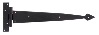 Black Arrow Head T Hinge (pair)