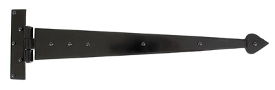 Black Arrow Head T Hinge (pair)