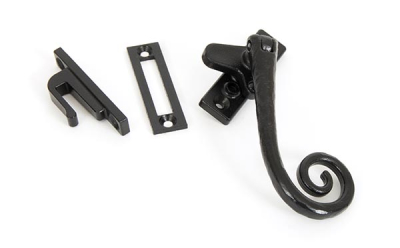 Black Locking Deluxe Monkeytail Fastener
