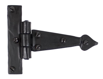 Black Arrow Head T Hinge (pair)