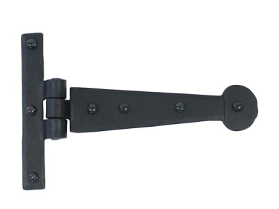 Black Penny End T Hinge (pair)