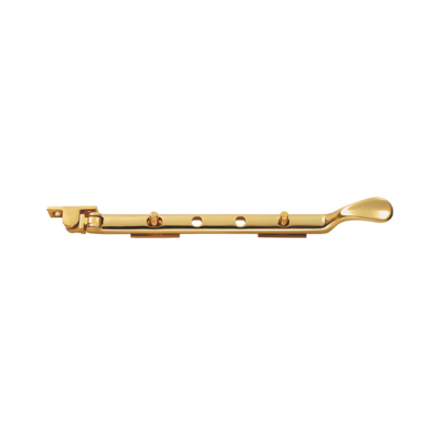 Carlisle 8Inch Victorian Casement Stay - Polished Brass