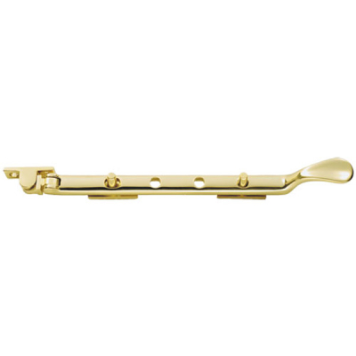 Carlisle 10Inch Victorian Casement Stay - Polished Brass