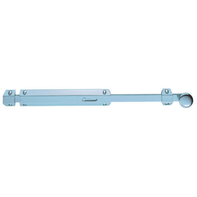 Surface Bolt with 3 Keeps 12Inch - Polished Chrome