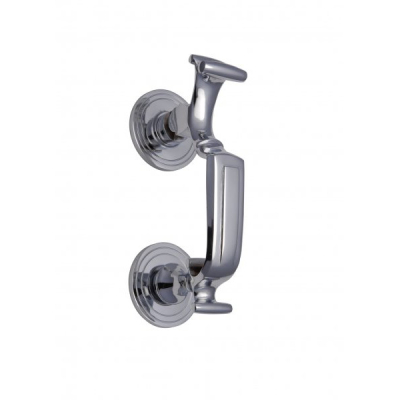 Doctor's Door Knocker 192mm - Polished Chrome