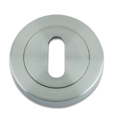Standard Profile Escutcheon (Concealed Fix) - Satin Chrome