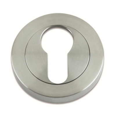 Euro Profile Escutcheon (Concealed Fix) - Satin Chrome