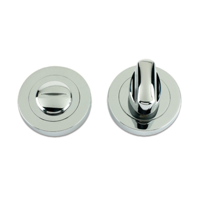 Round Thumbturn & Release - Polished Chrome