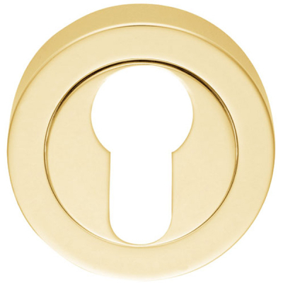 Euro Profile Escutcheon (Concealed Fix) - Polished Brass