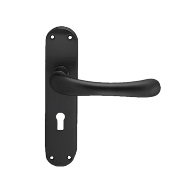 Ibra Lever Lock Handle Set - Matt Black