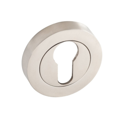 Insignia Euro Profile Escutcheon - Satin Nickel (Zinc)