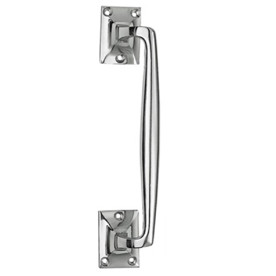 Offset Pull Handle 254mm - Polished Chrome