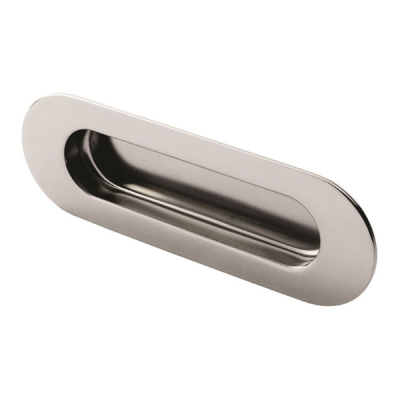 Radius Flush Pull 120mm x 41mm - Satin SS