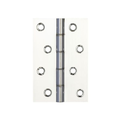 102mm x 67 x 3.5mm DPBW Hinge (Pair) - Polished Chrome