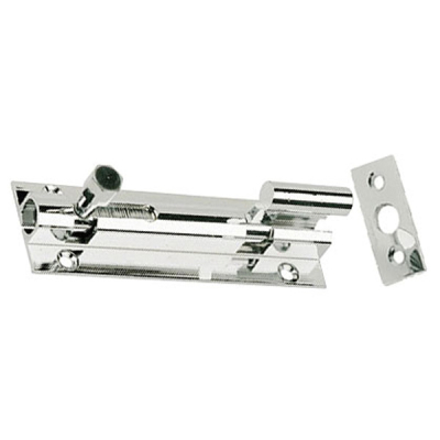 Frisco Cranked Barrel Bolt 3Inch - Polished Chrome