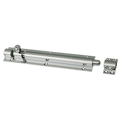Frisco Straight Barrel Bolt 4Inch - Polished Chrome
