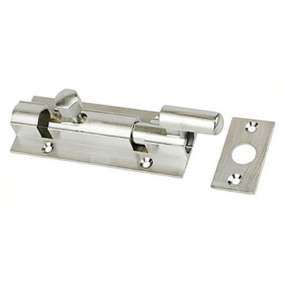 Frisco Cranked Barrel Bolt 4Inch - Polished Chrome