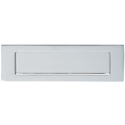 Carlisle Letter Plate 257mm x 81mm - Polished Chrome