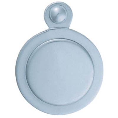 Victorian Covered Escutcheon - Polished Chrome