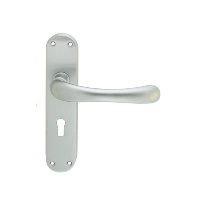 Ibra Lever Lock Handle Set - Satin Chrome