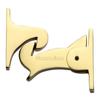 Gravity Door Catch - Polished Brass