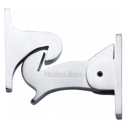 Gravity Door Catch - Satin Chrome