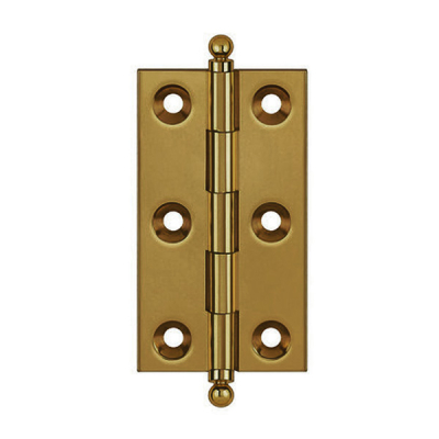 Simonswerk 2.5Inch Ball Finial Hinge (Pair) - Antique Brass