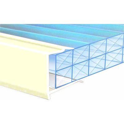 Exitex - PVC Roof End Closure 25mm - White