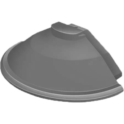 Exitex - Aluminium Cresfinex MK2 175mm Radius End Cap - Grey (Ral 9023)