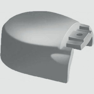 Exitex - Cresfinex MK2/MK4 Endcap 100mm - Grey (Ral 9023)