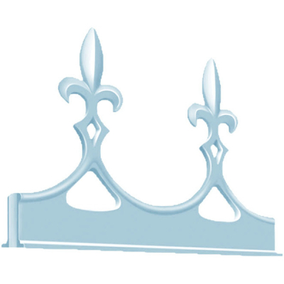 Exitex - Aluminium Fleur de Lys Crest - Aluminium