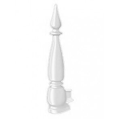 Exitex - Aluminium Fleur De Lys MK2/MK4 Finial 350mm - White