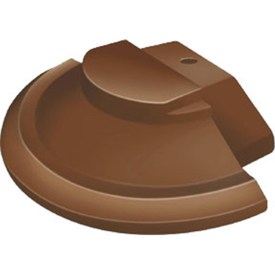 Exitex - Cresfinex MK2 100mm Radius End Cap - Brown