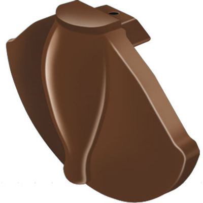 Exitex - Cresfinex MK2 100mm/175mm Gable End Cap - Brown