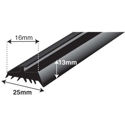 Exitex - Hip & Valley Gasket 30m - Black