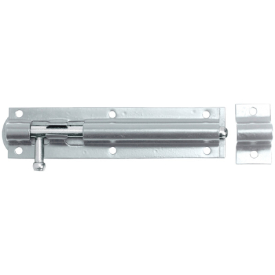 Straight Barrel Bolt 8Inch - Galvanised