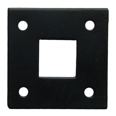 Floor Plate For Monkeytail Bolts - Black