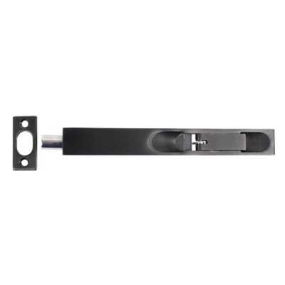 6Inch Flush Bolt - Stainless Steel PVD Coated - Black