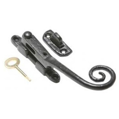 Kirkpatrick (1181NVLCK) - Monkeytail Locking Night-Vent Fastener RH - Black