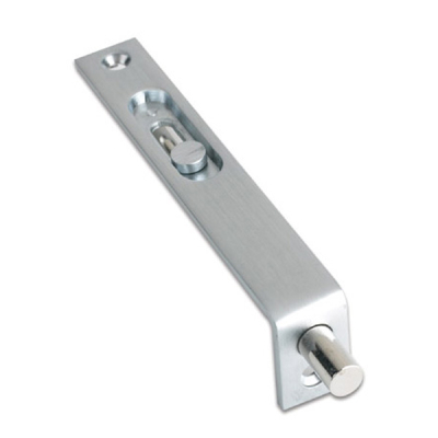 Flush Bolt (Sunk Slide) 4Inch - Satin Chrome