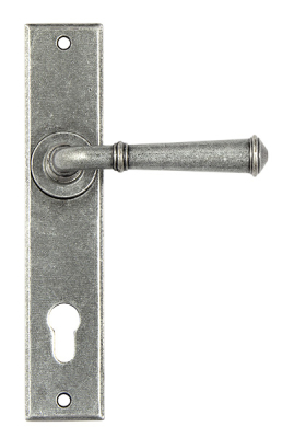 Pewter Patina Regency Lever Espag. Lock Set