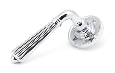 Polished Chrome Hinton Lever on Rose Set (Sprung)