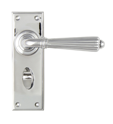 Polished Chrome Hinton Lever Bathroom Set