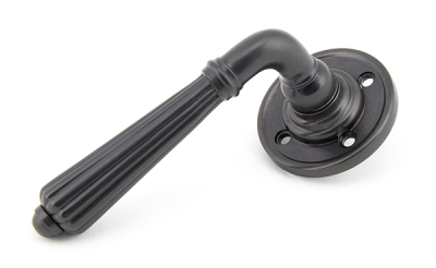 Aged Bronze Hinton Lever on Rose Set (Sprung)