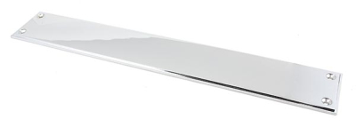 Polished Chrome Art Deco Fingerplate