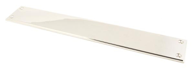 Polished Nickel Art Deco Fingerplate